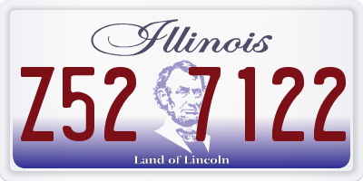 IL license plate Z527122