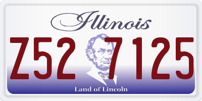 IL license plate Z527125