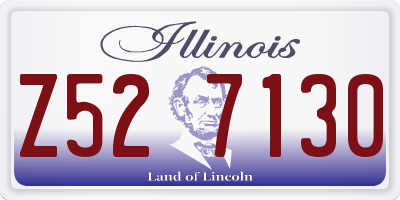 IL license plate Z527130