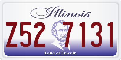 IL license plate Z527131