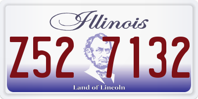 IL license plate Z527132