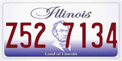 IL license plate Z527134
