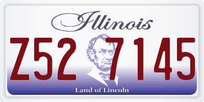 IL license plate Z527145