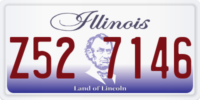 IL license plate Z527146