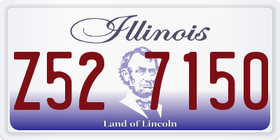 IL license plate Z527150