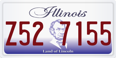 IL license plate Z527155