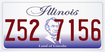IL license plate Z527156