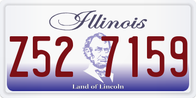 IL license plate Z527159