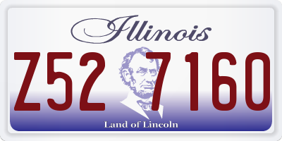 IL license plate Z527160