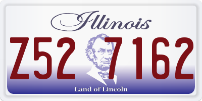 IL license plate Z527162