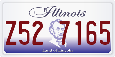 IL license plate Z527165