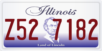 IL license plate Z527182
