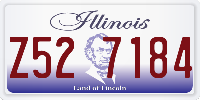 IL license plate Z527184