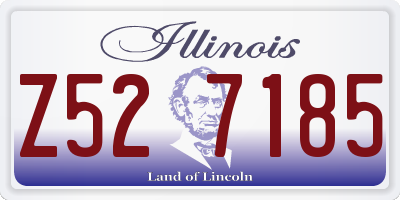 IL license plate Z527185