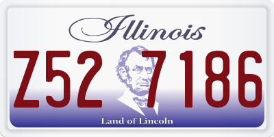 IL license plate Z527186