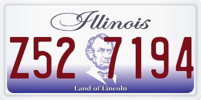 IL license plate Z527194