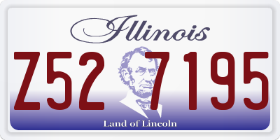 IL license plate Z527195