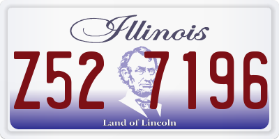 IL license plate Z527196