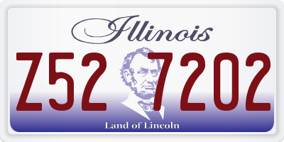 IL license plate Z527202