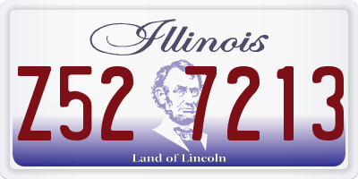 IL license plate Z527213