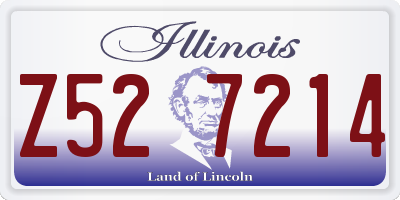 IL license plate Z527214