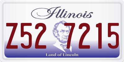 IL license plate Z527215