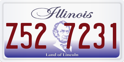 IL license plate Z527231