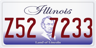 IL license plate Z527233