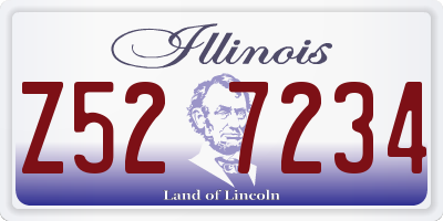 IL license plate Z527234