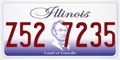 IL license plate Z527235