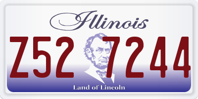 IL license plate Z527244