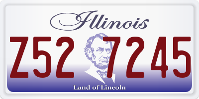 IL license plate Z527245