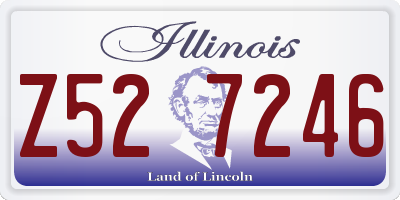IL license plate Z527246
