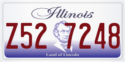 IL license plate Z527248