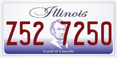 IL license plate Z527250