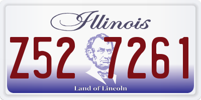 IL license plate Z527261