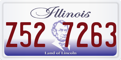 IL license plate Z527263
