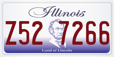 IL license plate Z527266