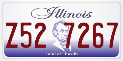 IL license plate Z527267