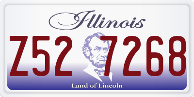 IL license plate Z527268