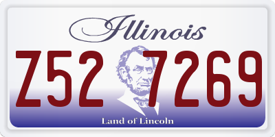 IL license plate Z527269