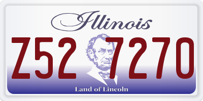 IL license plate Z527270