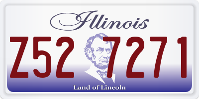IL license plate Z527271
