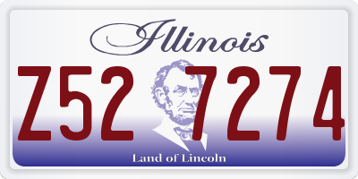 IL license plate Z527274