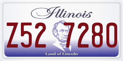 IL license plate Z527280