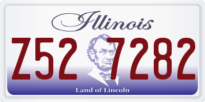 IL license plate Z527282