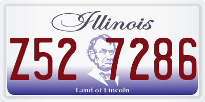 IL license plate Z527286