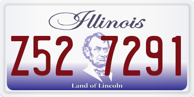 IL license plate Z527291