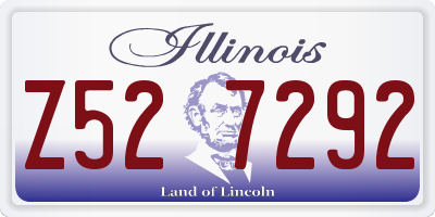 IL license plate Z527292