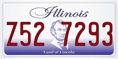 IL license plate Z527293